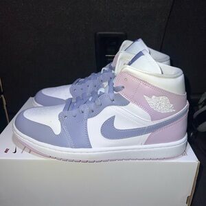 Size 11.5 - Air Jordan 1 Mid Indigo Haze Doll W